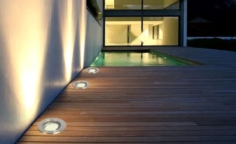 Грунтовые поворотные LED светильники 