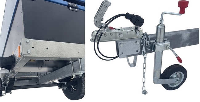 Колесное шасси компрессора ARIACOM SAX57