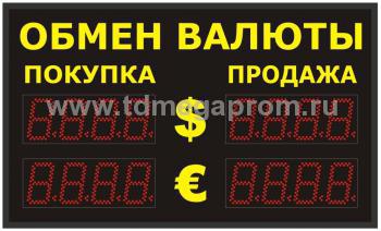 Уличное табло обмена валют Р-8х2-110