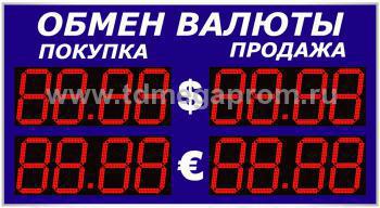 Уличное табло обмена валют Р-8х2-270