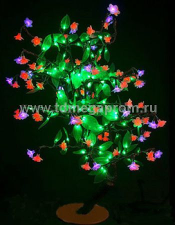 Светодиодное дерево "Сакура с зелеными листьями"  LED-CBL-Table(NEW)-RP       (арт.30-4691)