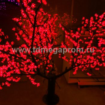 Светодиодное дерево "Сакура"  LED-CBL-1.7-1728-R (арт.30)