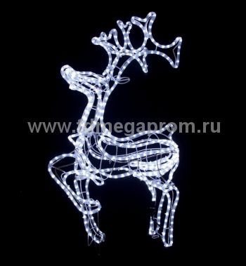 Объемная фигура  "ОЛЕНЬ 3D"   LED-MPD-013  (арт.30-3466)