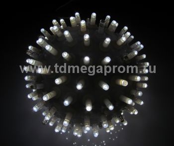 Объемная фигура "ШАР"  LED-MPB-016-W/W  (арт.30-5511)