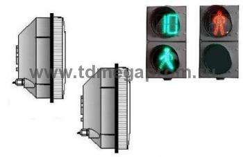 Комплект модулей 300мм для пешеходного светофора (анимация и ТООВ разрешающего сигнала)  (арт.78)