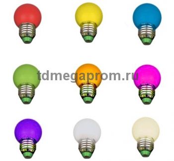 Лампа светодиодная для Белт-Лайт LED-BL-E27-D45-1W (арт.30/31)