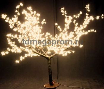 Светодиодное дерево "Сакура" LED-CBL-2.5-1728-WW (арт.33)