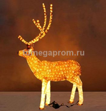 Акриловая фигура "ОЛЕНЬ 3D" LED-MPD-093-В (арт.33-5495)