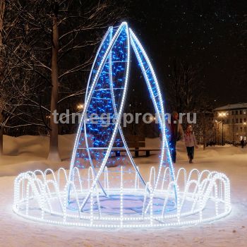 Светодиодная конструкция "Фонтан Пламя" 