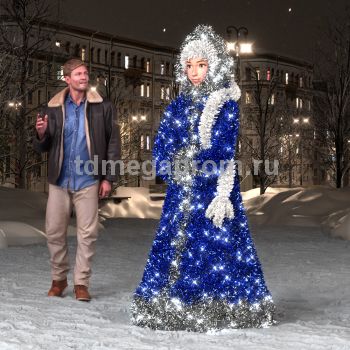 Светодиодная фигура "Снегурочка"