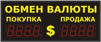 Уличное табло обмена валют Р-8х1-110
