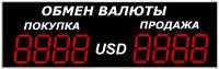 Уличное табло обмена валют Р-8х1-350
