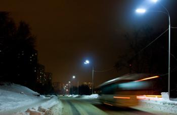 Светодиодное освещение городских улиц (консольный