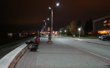 Светодиодное освещение набережной (Уличные