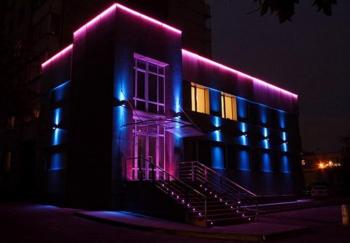 Архитектурная светодиодная подсветка фасада
