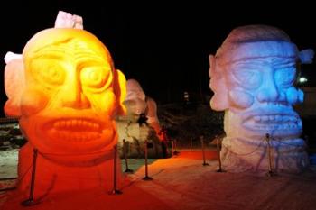 Декоративная подсветка песчаных скульптур