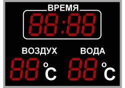 Табло для бассейна 270х8b_2t