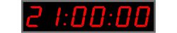 Часы для бассейна 100x6b
