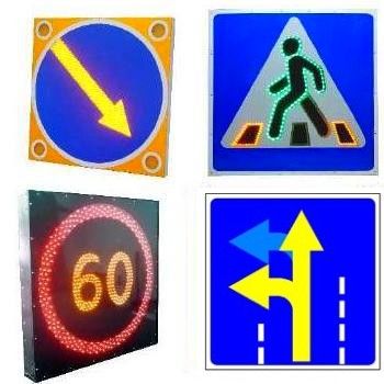 Светодиодные дорожные знаки 