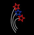 Светодиодная консоль LED-3STAR-MOTIF-RBW (арт.32)