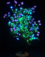 Светодиодное дерево "Сакура с зелеными листьями"  LED-CBL-Table(NEW)-BP       