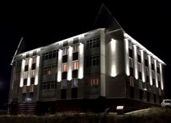 Архитектурная подсветка фасада административных