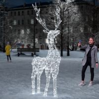 Светодиодная фигура "Олень ажурный №3"