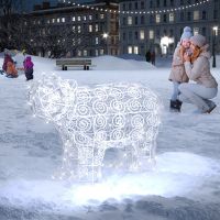 Светодиодная фигура "Медвежонок"