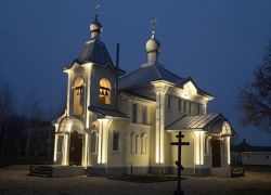 Архитектурная подсветка храма, главный