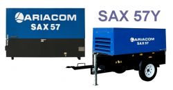 Компрессор дизельный винтовой стационарный и передвижной ARIACOM SAX 57Y (Yuchai, Китай)